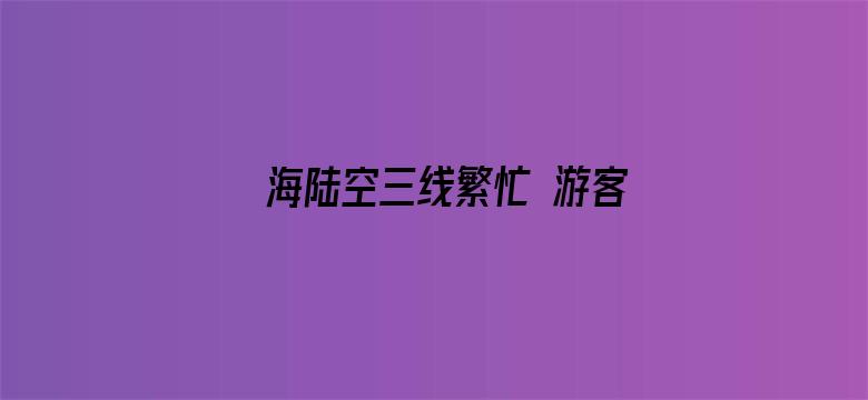 海陆空三线繁忙 游客都堵哪了